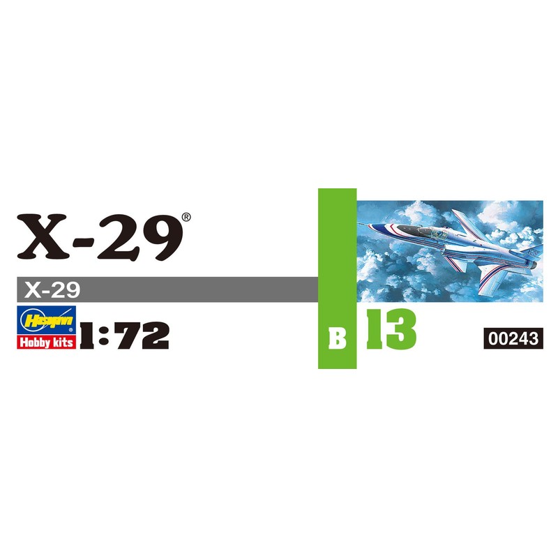 Hasegawa 1/72 X-29 Airplane Model Kit