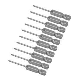 Kozelo 10 Pieces Phillips Screwdriver Bit - [2 Inch x H1/4 x 1.6 mm x PH00] Hexagonal Shaft Magnetic Cross Batch Head for Pneumatics or Electricity Tool Use S2 Steel