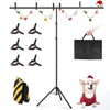 Forlogic Portable T-Shape Backdrop Stand Support Kit 8x7.2ft, Adjustable Photography
