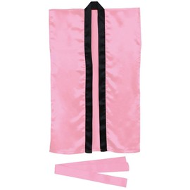 Artec 18447 Athletic Day Happy, Soft Satin Long Happy, Sleeveless (Comes with Hachimaki), L Size, Peach