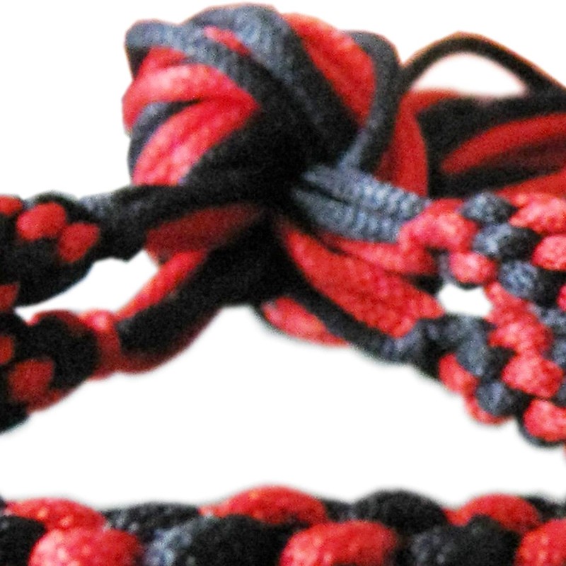 BLACK & RED DUO MUAY THAI KICKBOXING RING FIGHTERS TRADITIONAL