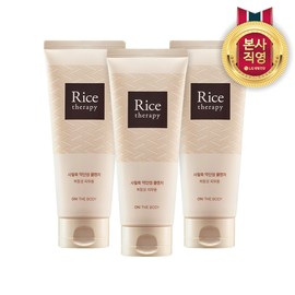 LG Household & Health Care On The Body New Rice Therapy Mugwort Mildly Acidic Foam 150ml 3-pack