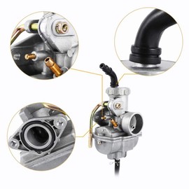 Keenso Motorrad Vergaser, ATV Dirt Bike Vergaser Ersatz 17100-D002-0000 für PZ20 50cc 70cc 90cc 110cc 125cc ATV Quad Go‑kart