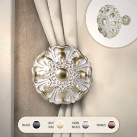 Rod Desyne Malinda Tie Back (Pair), Gold