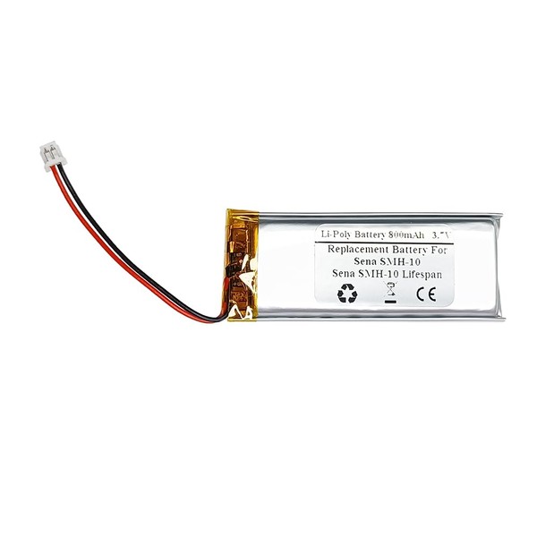 Replacement Battery Compatiable with Sena SMH-10, SMH-10 Lifespan Motorcycle Bluetooth