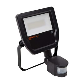 LED Vance Flood Light LED Sensor LED A Black Projector, Projectors (LED, Cool White, I, IP65, IK07, Black), 20 W