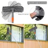 Professional 72'' Window Squeegee Cleaning Washing Tool/Kit with Extension Pole,