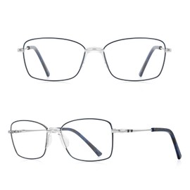 RB.Pilot Reading Glasses Blue Light Blocking Spring Hinge Readers for Women Anti Glare Filter Lightweight Eyeglasses