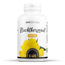 Organic Evening Primrose Oil 503 mg 400 Cold Pressed Oil Capsules