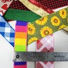 20 Yards Assorted Fabric Wired Edge Ribbon 1.5” and 2.5”