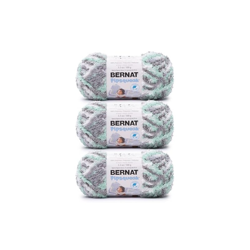 Bernat PIPSQUEAK SB Seaspray VARG Yarn - 3 Pack of