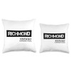 Richmond Kentucky College Design Throw Pillow