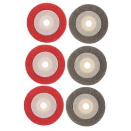 GLEAVI 6pcs Nylon Fiber Buffing Wheels for Angle Polishing Discs for High-efficiency Grinding and Smoothing for Finishing
