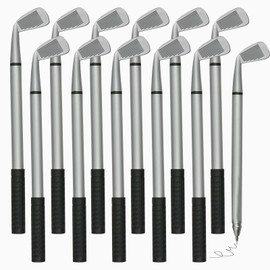 Maydahui 30 PCS Golf Ballpoint Pen Mini Golf Clubs Pens Black Gel Ink for Golfers Boys Boss Office Desk Accessories