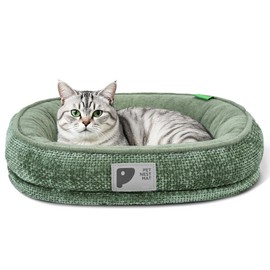 Orthopedic Dog Bed for Puppy & Cats,Dog Sofa Bed with Egg Crate Foam Four Sided Dog Couch Beds with Removable Cover & Non-Slip Bottom Green M