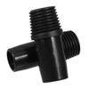 PRETYZOOM 2 Pieces Connector Threaded Handle Ends Pole Adapter for