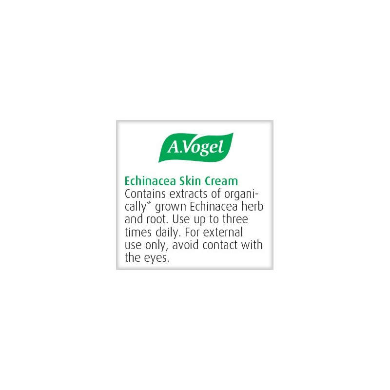 A.Vogel Echinacea Cream | Daily Face Moisturiser | Suitable for