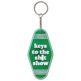 Funny Keychain, Keys to the Shtshow Keychain, Retro Motel Keychain for Work Keys, Unique Gag Gifts for Men and Women Coworker Boyfriend Girlfriend