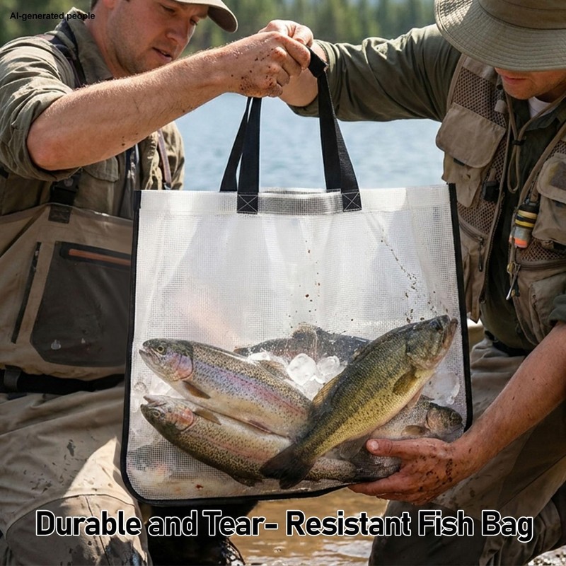 GZZTORES 100% Leakproof Fishing Tournament Weigh In Bag PU +
