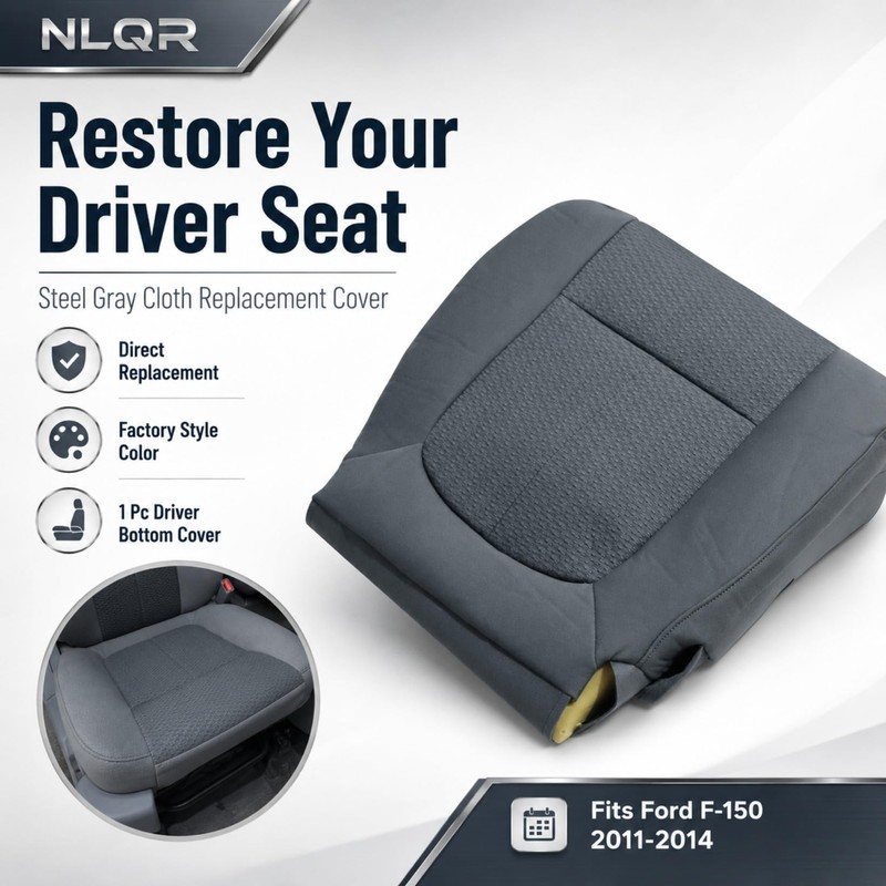 NLQR Steel Gray Front Driver and Passenger Side Bottom Replacement