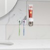 4 Pack Toothbrush Holder Wall Mounted with Cover for Bathroom,
