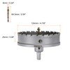 HARFINGTON Carbide Hole Saw Kit 124mm (4-7/8") Metal Hole Cutter