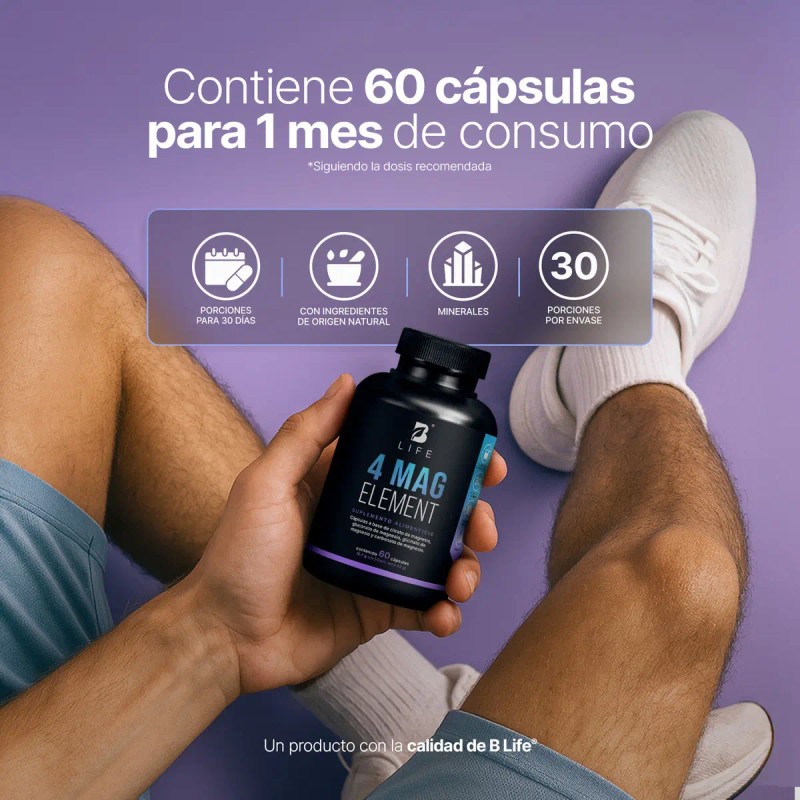 Suplementos Mag Element 60uds 42g Life