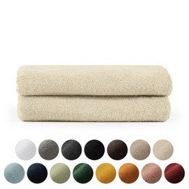 Blumtal Towel Set, 2 Hand Towels 50 x 100 cm, Soft and Absorbent, 100% Cotton, Oeko-Tex 100 Certified, Sand