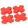 4pcs Bow Limb Dampener Wear Resistant Rubber Reducing Noise Vibration