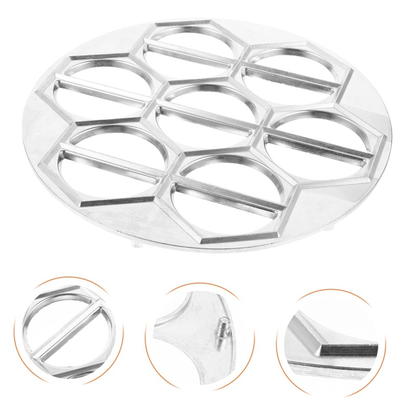 TOVINANNA Aluminium Pelmeni Maker Dumpling Mould Practical Dumpling Maker for