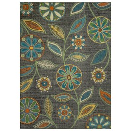 Maples Rugs Reggie Floral Area Rugs for Living Room & Bedroom [Made in USA], Multi, 7 x 10