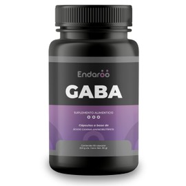 ENDAROO | GABA Suplemento Alimenticio de Ácido Gamma-Aminobutírico | 60 Cápsulas