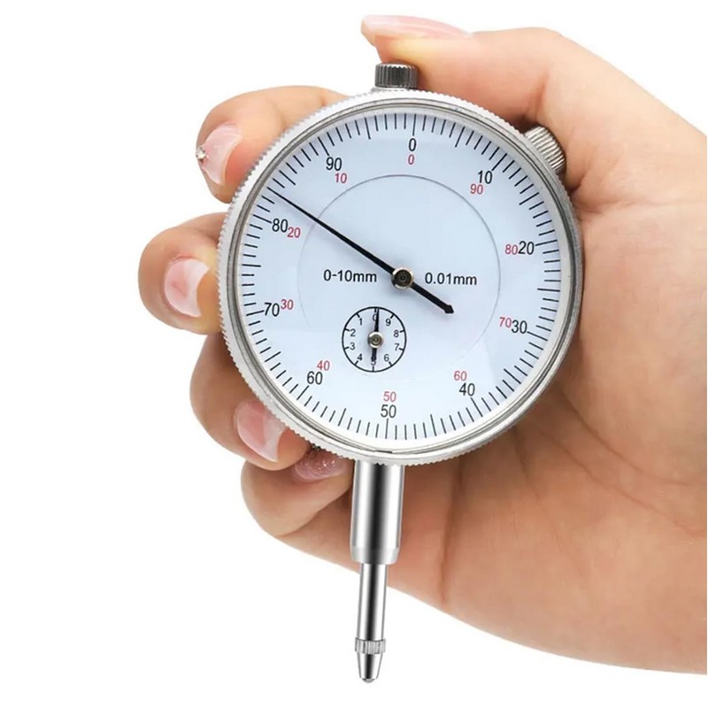 Bestgle 0-10mm Dial Test Indicator Gauge 0.01mm Accuracy Metric Dial
