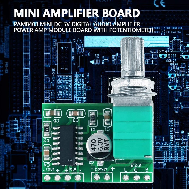 Oumefar 4pcs Mini Amplifier DC 5V Digital Audio Amplifier Board