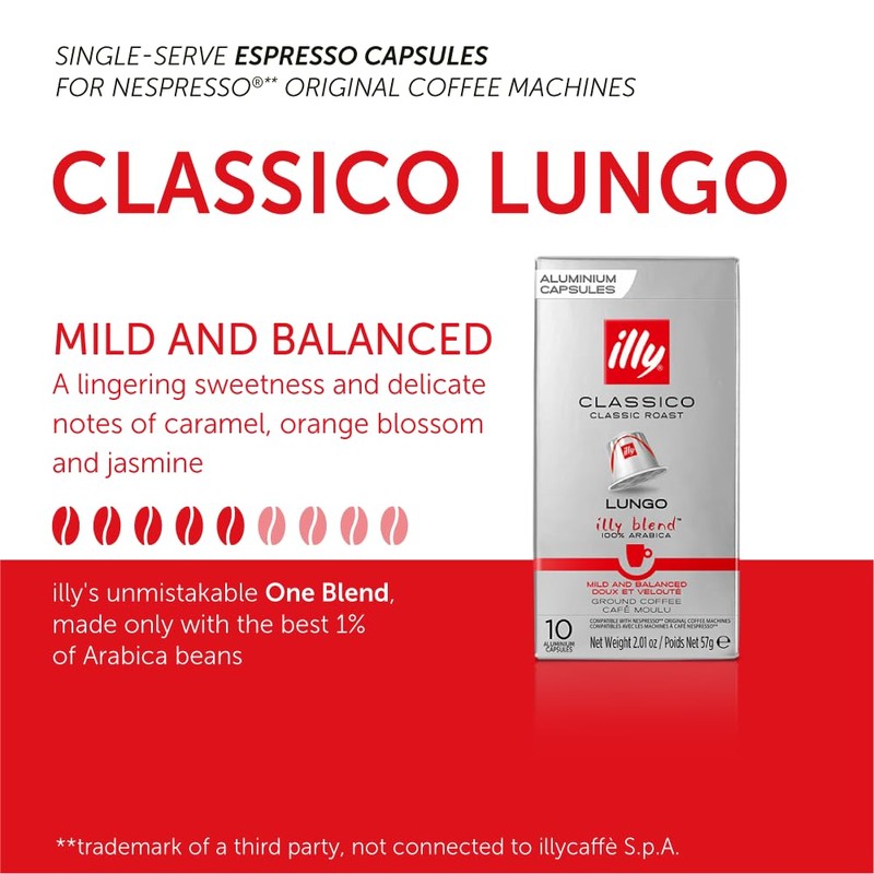 Illy Espresso Compatible Capsules - Single-Serve Coffee Capsules & Pods