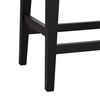 Hillsdale, Arabella Wood Backless Counter Height Stool with Tapered Legs,