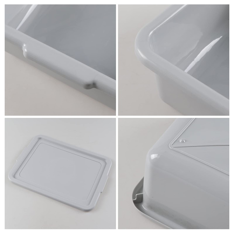 Saedy 3 Pack 13 L Food Service Bus Tub with