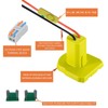 Battery Adapter Over Current Protection Tight Hold Lithium Battery Converter