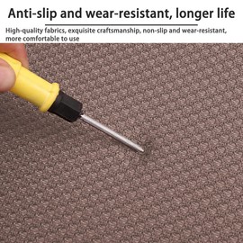 JNNJ Pack of 2 Seat Cushion Car Front Seats, Car Seat Cushion Seat Covers Avec Fond Antidérapant, Non-Slip Car Seat Protector, for Car Front Seat (Beige)
