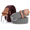 FREESE Men's Woven Mesh Belt, Business & Casual, Gentlemen, Elastic,