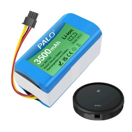 14.8V 3500mAh Lithium Battery for 360 C50 Robot Vacuum Cleaner, 14.8V 3500mAh Vacuum Cleaner S1 /S15 / S18, AIRROBO P10 / Conga 1290 1390 1490 1590/ FormateE-550G/W High Capacity Vacuum Battery