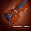 Violin Chin Rest, Ebony Wood Chin Rest Bracket with Clamp