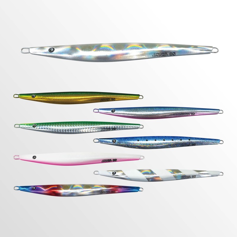 PREDGE Cross Dagger Shore Jigging, Titanium, 100g
