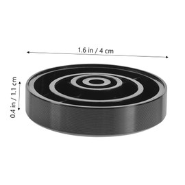 Tofficu 4Pcs Speaker Isolation Feet Vibration Damping Pads for HiFi Audio Metal Subwoofer Stand Speaker Floor Protectors for Improved Sound Clarity Black