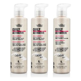 Kit Lendan Terra Curly 2 Activador + 1 Gel Definicion