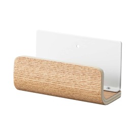 Yamazaki Industries Shinto Card Holder, Single, Natural, Approx. W 3.3 x D 1.8 x H 2 inches (8.5 x 4.5 x 5 cm), Rin, Simple Shrine Shelf, Bill Holder, 5285