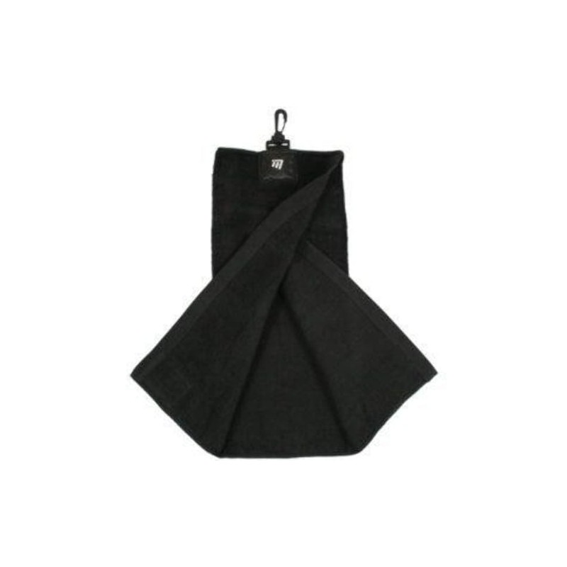 Masters Tri-Fold Golf Towel with Bag Clip And Club Scrub