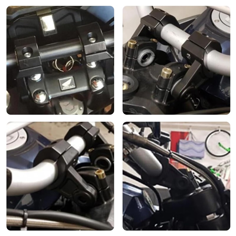 PSLER 2 Inch Pivot Handlebar Risers - Motorcycle Universal Handlebar