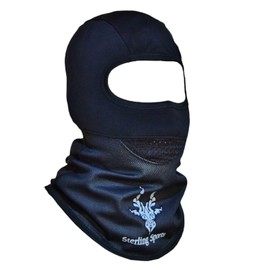 Sterling Sports® Black Windproof Motorcycle Balaclava Motorbike Helmet Winter Bike Face Thermal Full Face & Head Covers-Motorbike Balaclava Motorbike Helmet Cover Balaclavas for Men