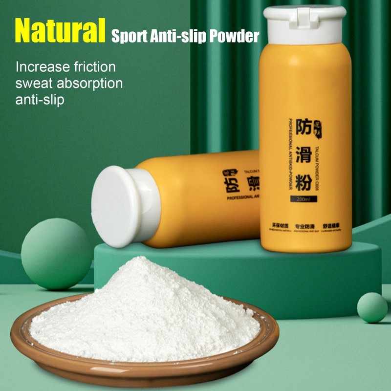 Gym Chalk, 200ml Grip Chalk Powder, Sweat-Resistant Loose Gym Chalk,